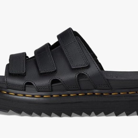 Dr. Martens Women's Raine Platform Slide Sandal Black Size 8 Womens - Picture 5 of 6